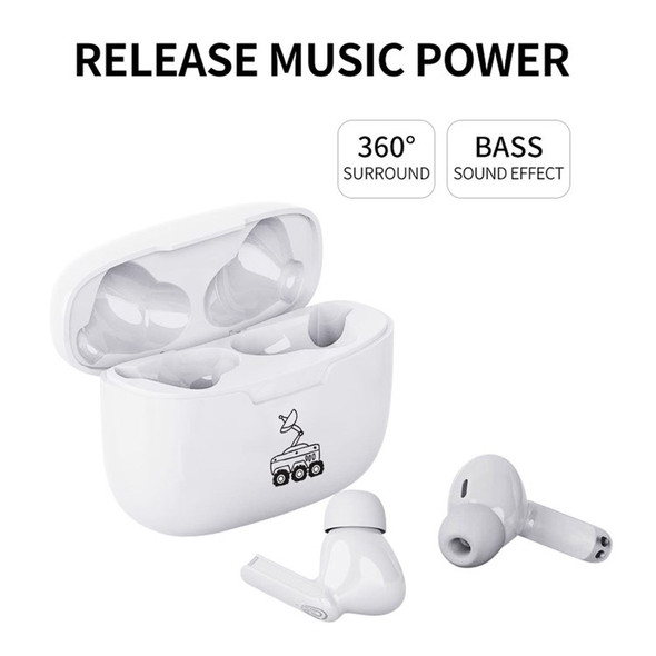 JSM Y113 TWS Earbuds Bluetooth 5.1 Noise Cancelling Headset In-Ear Stereo Mini Wireless Headphones Water Resistant Earphones - White