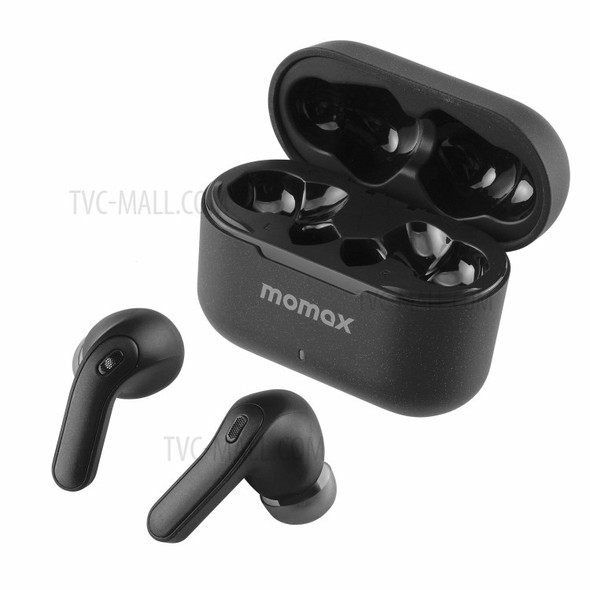 MOMAX SPARK LITE TWS Bluetooth Touch Noise Canceling Earphones Wireless Stereo Music Sport Headset - Black