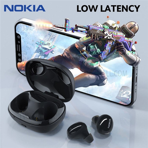 NOKIA Portable Wireless Bluetooth 5.0 Dual-chip Headphones Low Latency In-ear Earbuds