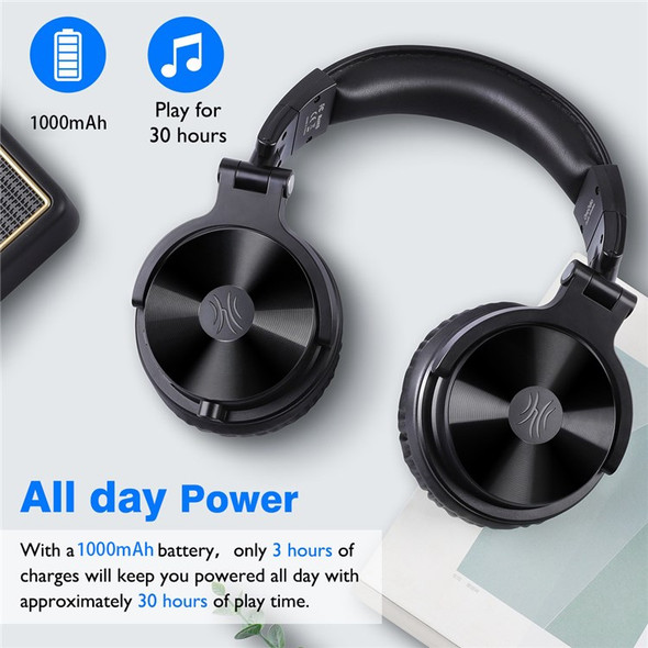 ONEODIO Pro-C Bluetooth Folding Wireless/Wired Headphone Stereo Music Gaming Monitoring Headset