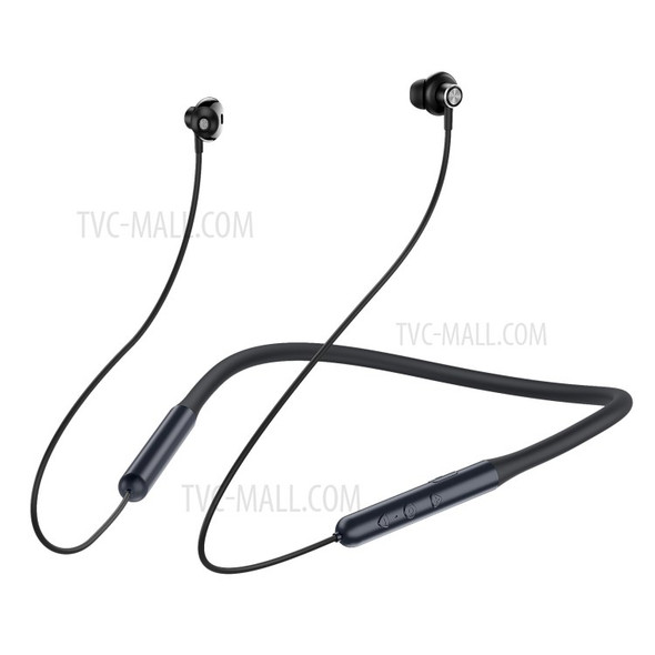 Y28 Bluetooth 5.0 Magnetic Wireless Earphone Sports Touch Control In-Ear Headphone Neck-Mounted Headset with Mic - Black