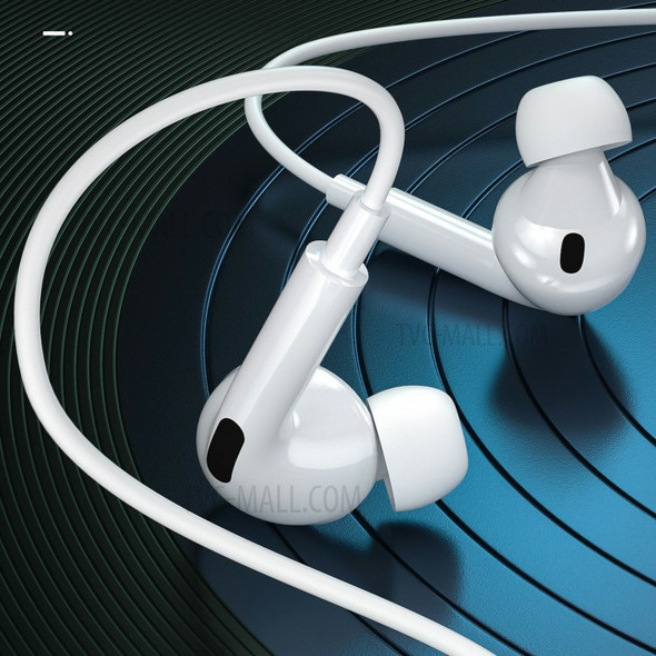 WK Y31 Type-C Interface In-Ear Wired Earphone HiFi Stereo Sound Headphone