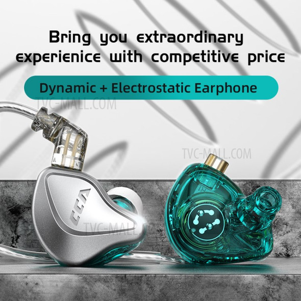 CCA NRA Electrostatic Drive Unit In-ear Headset 3.5mm Detachable Wire Phone Computer HiFi Music Earphone