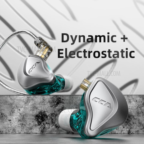 CCA NRA Electrostatic Drive Unit In-ear Headset 3.5mm Detachable Wire HiFi Music Earphone with Line Control Microphone