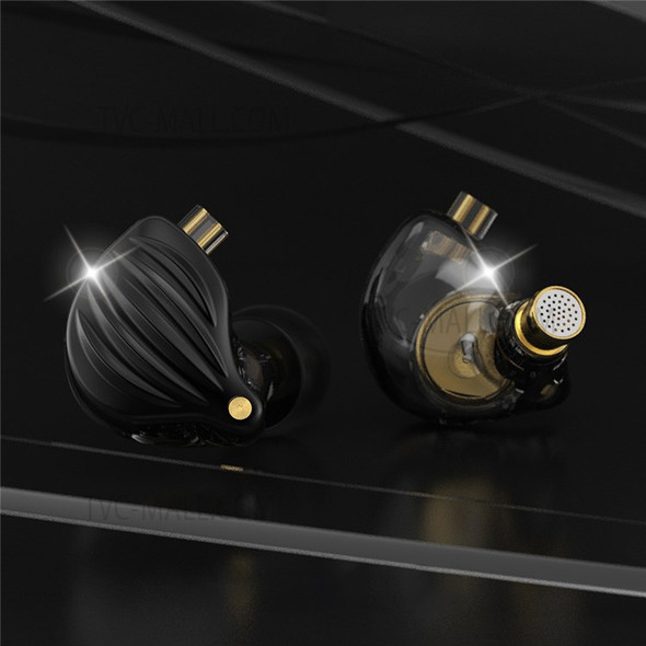 QKZ ZXK In-Ear Earphones HiFi Dynamic Bass Earbuds Sports Noise Canceling 3.5mm Wired Headphones, No Mic - Black