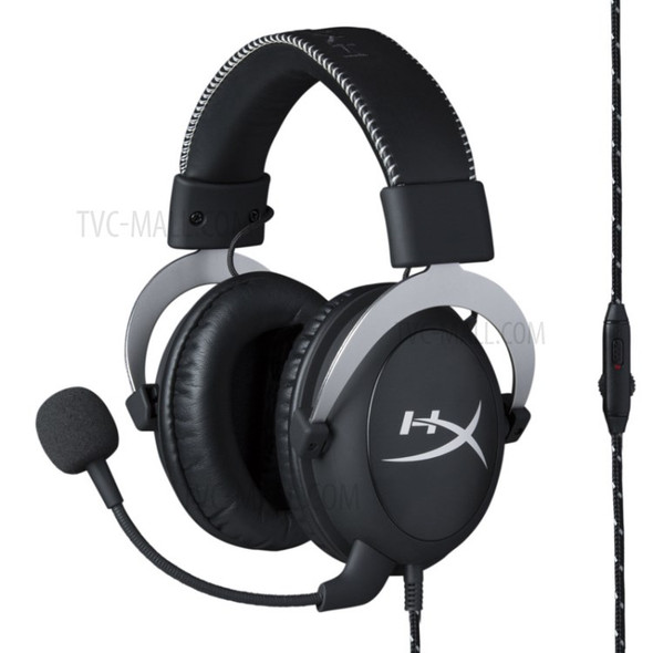 HYPERX CloudX HHSC2-CG-SL/G Over-Ear Headphone PC Game Console Gaming Headset with Noise-canceling Microphone