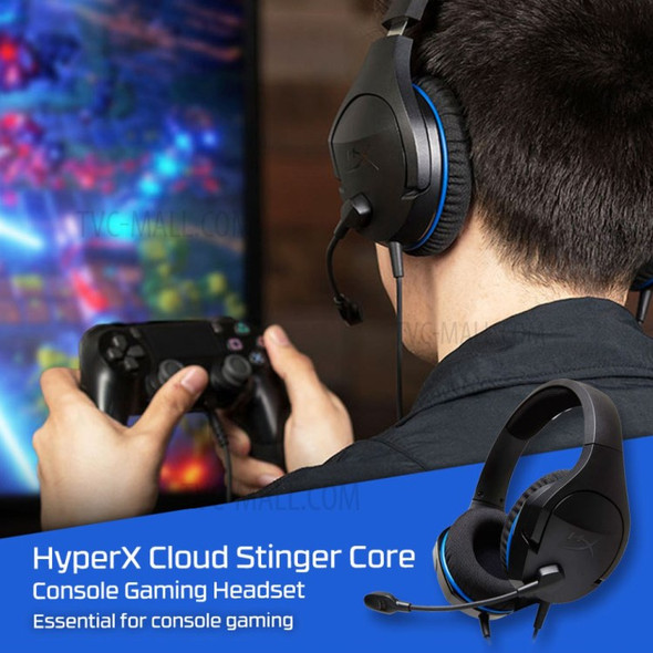 HYPERX Stinger Core Professional Over-Ear Headphone 3.5mm Wired Gaming Headset with Mic for PS4/Xbox/PC/Mobile Phones