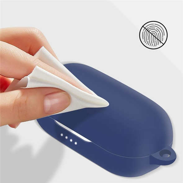 For JBL T280TWS / T280TWS Plus Silicone Protective Case Bluetooth Earphone Anti-scratch Cover - Dark Blue