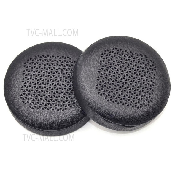 1 Pair Protein Leather Replacement Earpads for JBL DUET BT Wireless Headphones Ear Cushions - Black