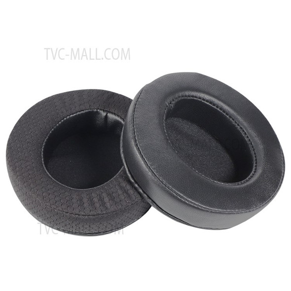 For Alienware AW310H/AW510H 1 Pair Replacement Breathable Earpads Lambskin + Mesh Cloth Headphone Earmuffs