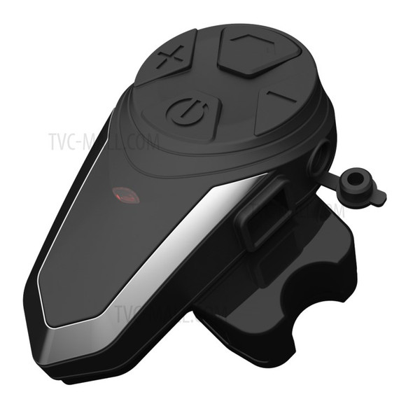 BT-S3 Waterproof IPX6 Motorcycle Helmet Bluetooth Headphone 1000m Interphone Hands-free Call Headset with FM Function