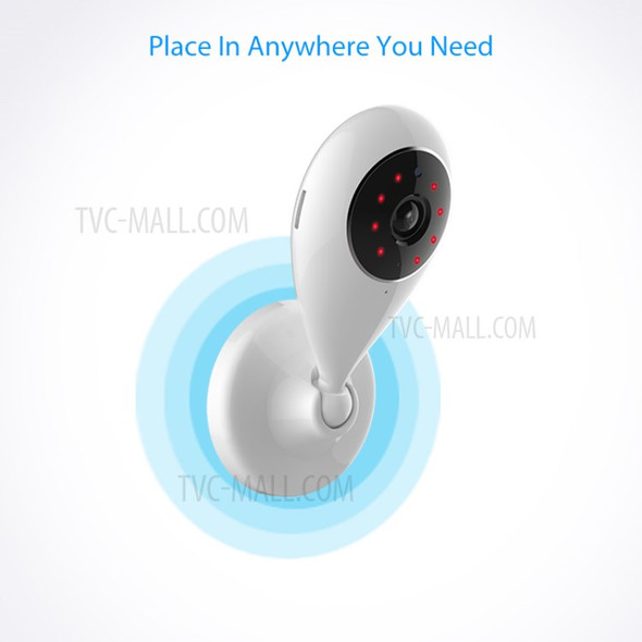 NEO WiFi Indoor IP Intelligent Wireless Mini Camera Home Security Camera Surveillance System - EU Plug / White