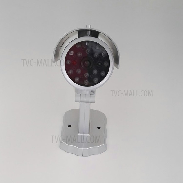 Non-Working Dummy Security Camera with Red LED Light