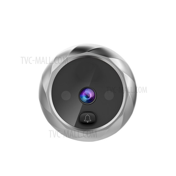 Home Intelligent Electronic Cat Eye Anti-theft Digital Smart Door Bell - Silver