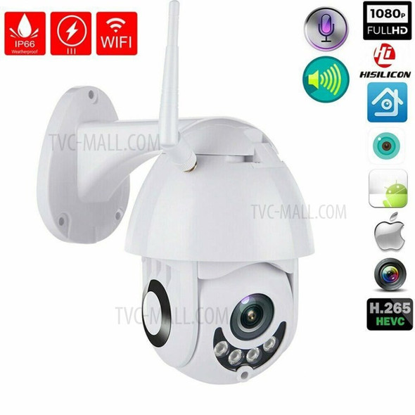 2MP Outdoor Waterproof Wireless Remote Monitoring Camera 1080P - US Plug