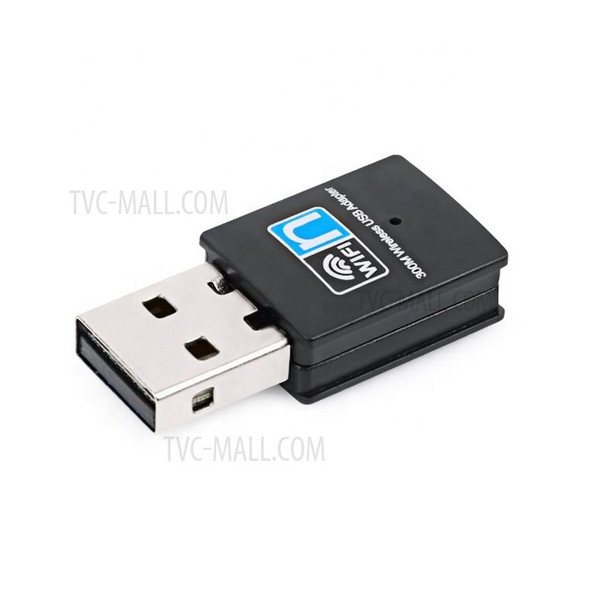 300Mbps Wireless 802.11N USB Wifi Receiving Adapter