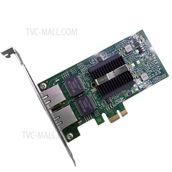 Desktop Computer PCI-E Dual Port Network Card with Intel 82575 Chip Support Fusion Soft Routing Ros