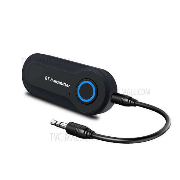GT-09 3.5MM Jack Audio Adapter Wireless Bluetooth Stereo Audio Transmitter Adapter for TV Headphones Speakers