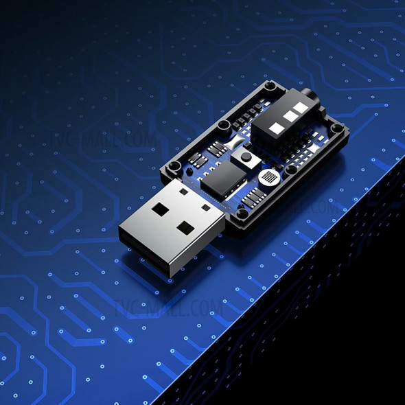 T-02 USB Bluetooth Audio Adapter Handsfree Call Bluetooth 5.0 Receiver Transmitter