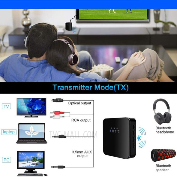 B20 Bluetooth 5.0 Audio Transmitter Receiver 2 in 1 Adapter