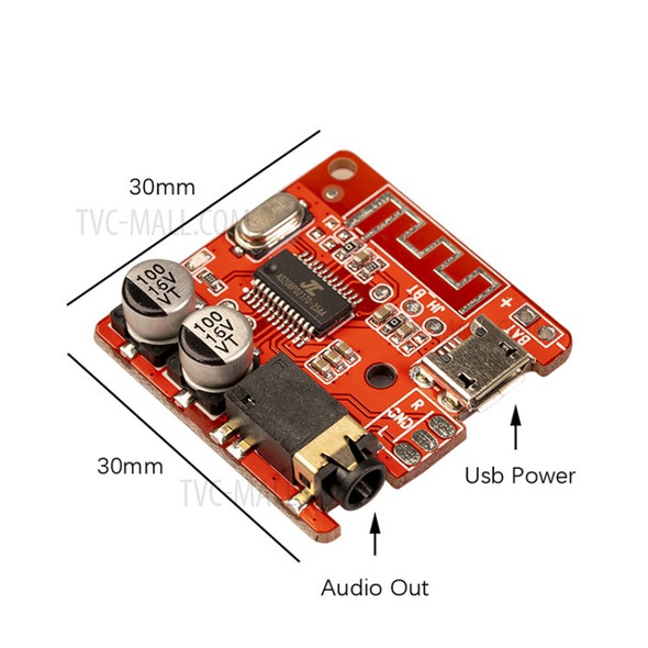 Bluetooth Audio Receiver Board Bluetooth 5.0 MP3 Lossless Decoder Board Wireless Stereo Music Module
