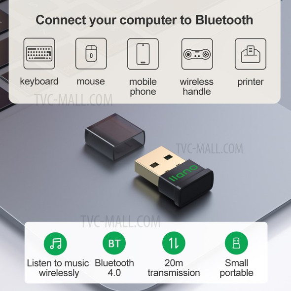 LLANO LCB1020B Portable USB Bluetooth 4.0 Audio Transmitter Dongle Computer Laptop Adapter