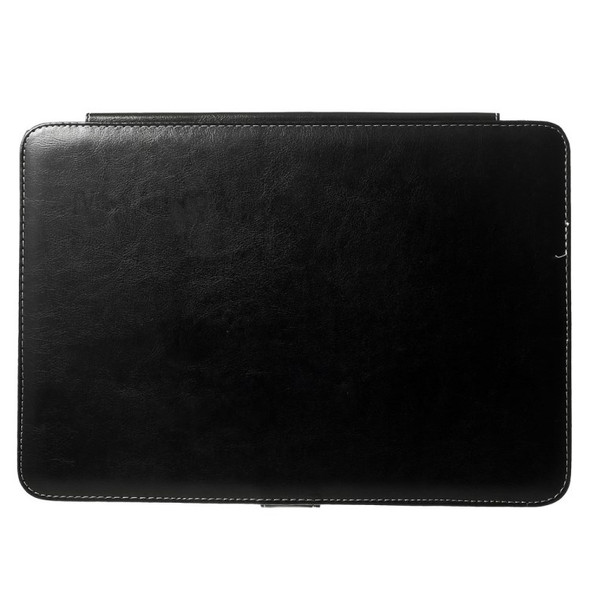Crazy Horse Leather Protective Case for MacBook Air 13.3 inch - Black