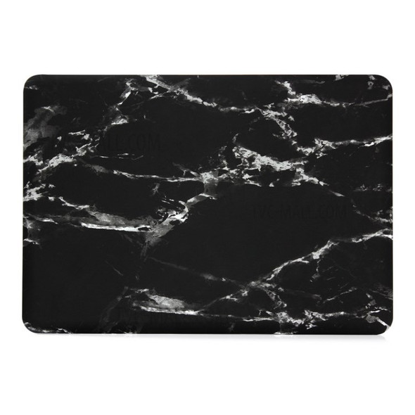 Marble Pattern Hard Case for MacBook 12-inch with Retina Display - White / Black
