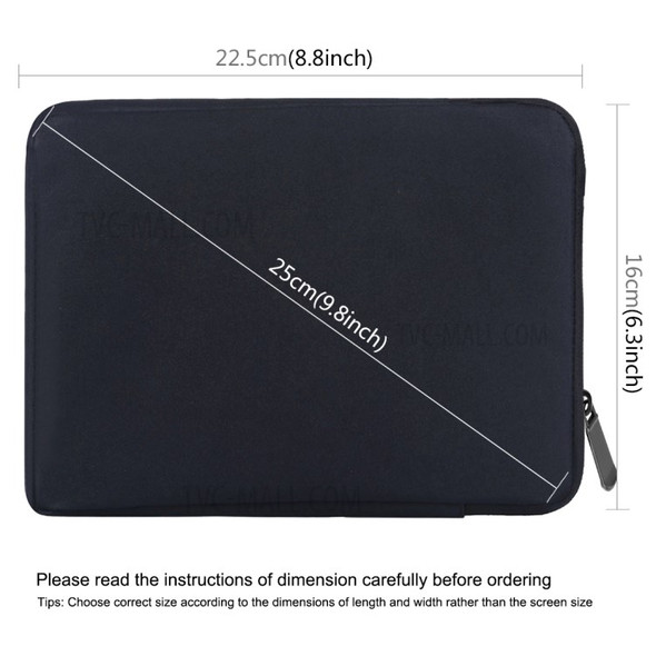 HAWEEL Splash-proof Shockproof Oxford Pouch Case Tablet Bag for 7.9-inch Tablets - Black