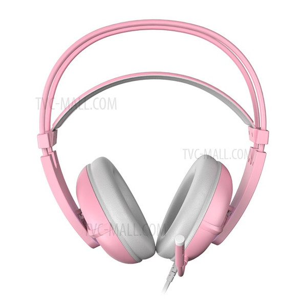 SOMIC G238 Pink Gaming Headset 7.1 Virtual Surround Sound Headphone with LED Light