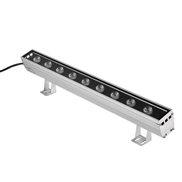 30W LED Embedded Buried Lamp IP65 Waterproof Rectangular Landscape Platform Stair Step Lamp(Green Light)