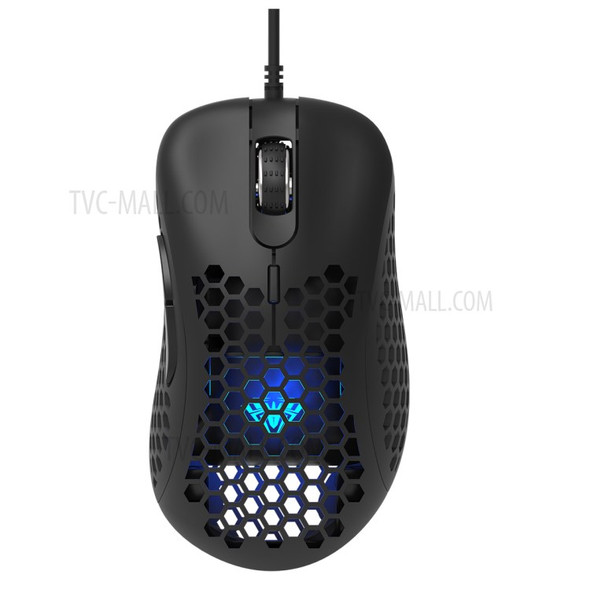 AULA F810 Hollow Out Adjustable 6400 DPI 7 Keys Programming USB Wired RGB Backlit Mice Laptop PC Optical Gaming Mouse