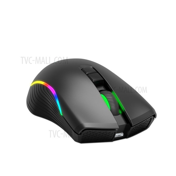 T26 2.4G 7 Keys Wireless Rechargeable Optical Mouse Adjustable DPI Type-C Charging Port