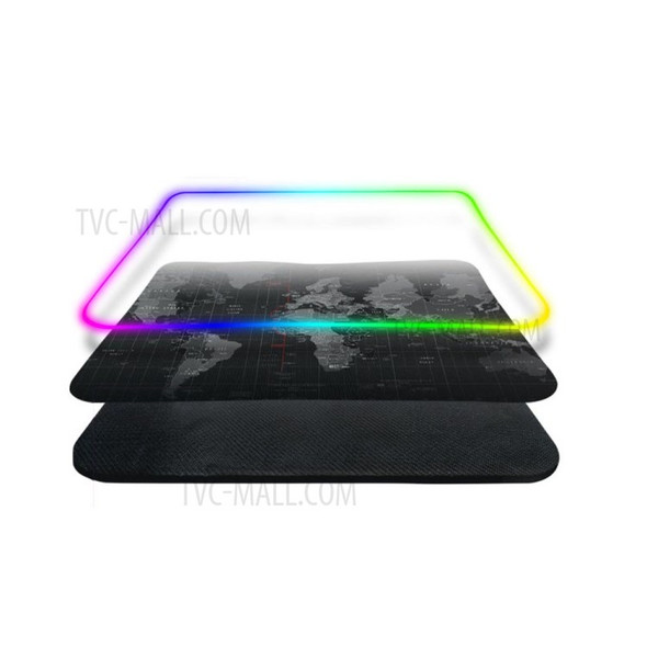 LEDs RGB Mouse Pad 14 Lighting Modes Gaming Extra Large Soft Extended Non Slip Mousepad - 800x300x4mm