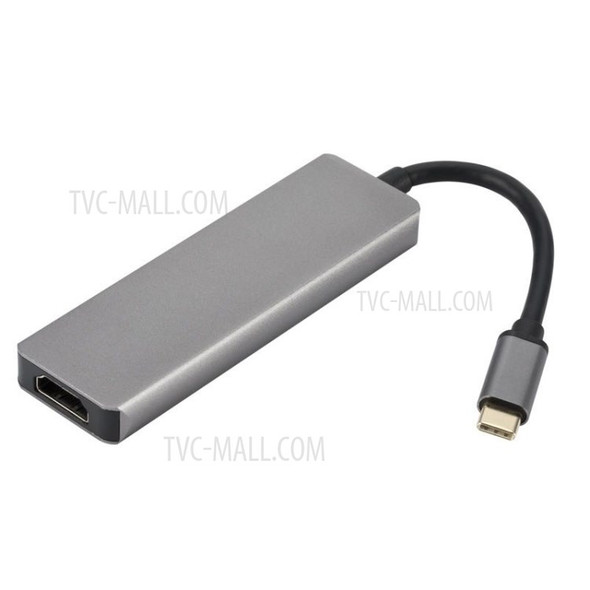 Type-C HUB TYPE-C to USB3.0*2+SD+Micro SD+HDMI Multi-function HUB