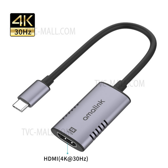 AMALINK AL-UC523 USB C Hub to Resolution HD Video USB C Adapter for Laptop and Type C Devices