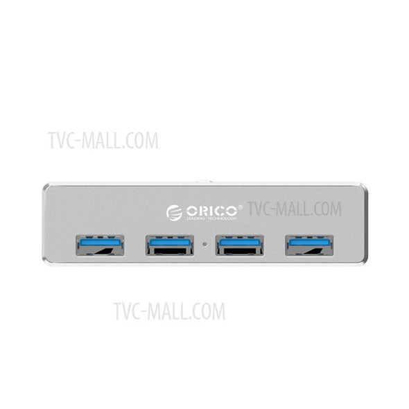 ORICO MH4PU 4 USB 3.0 Hub High Speed Charge 5Gbps Data Transmission Clip-type USB Splitter Adapter for Desktop Laptop, Clip Range 10-32mm