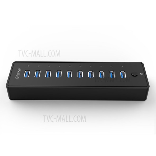 ORICO P10-U3 Super High Speed 5Gbps 10 Ports USB3.0 Hub - US Plug