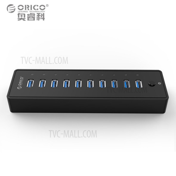 ORICO P10-U3 Super High Speed 5Gbps 10 Ports USB3.0 Hub - US Plug