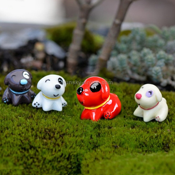 Sit Dog Garden Dollhouse Decoration Moss Micro Landscape Resin Ornaments, Size: 2.2cm x 1.8cm