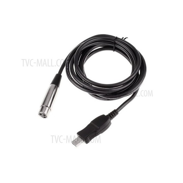 3M USB Male to XLR Female Microphone MIC Link Cable