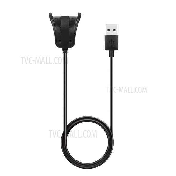 For TomTom Adventurer/Golfer 2/Runner 2/Runner 3/Spark/Spark 3 Portable Charging Cable Data Sync Watch Charger Cord - Black