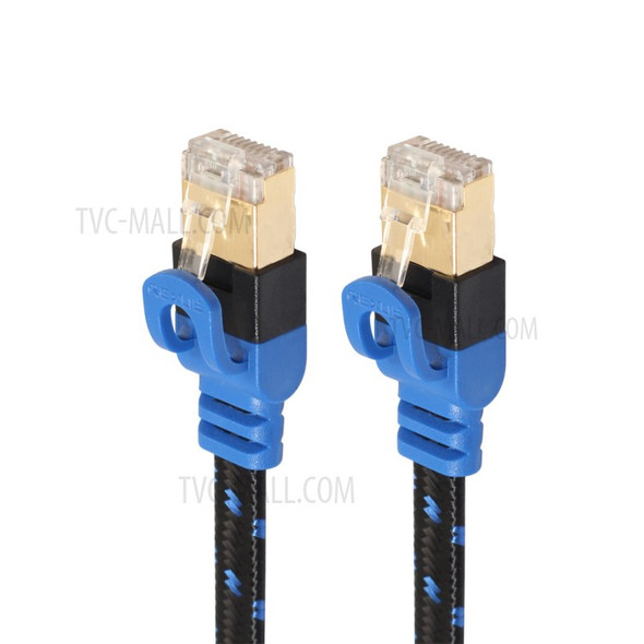 Fiber Network Cord Double Shielding CAT7E Ethernet Internet Network Patch NAS Flat Cable