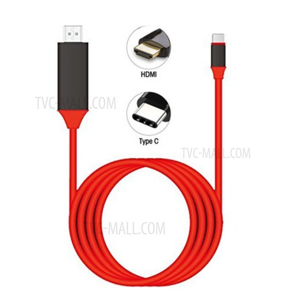 USB C to HDMI USB 3.1 Type C Male to HDMI Male 4K High Speed Cable Adapter for 2017 MacBook ChromeBook Pixel Samsung Galaxy S8