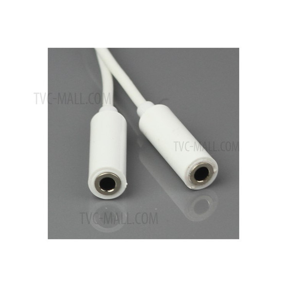 3.5mm 1 Male to 2 Female Audio Splitter Cable Earphone Connection Cord