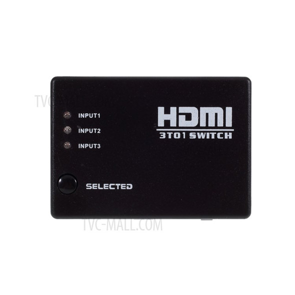 3 Port HDMI Switch Switcher Splitter 1080P w/Remote Control