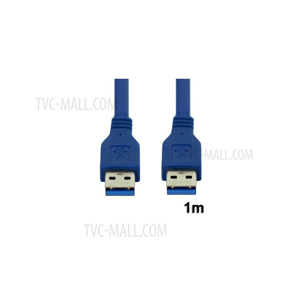Super Speed USB 3.0 A-Male to A-Male Cable,Length:1m