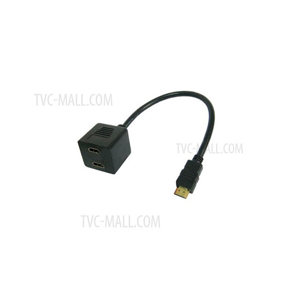 HDMI 19 Pin Male to 2 x HDMI 19Pin Female Cable (0.3m)