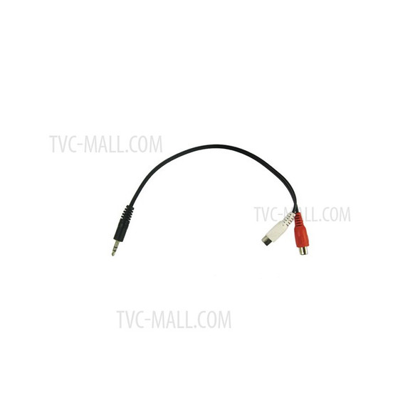 3.5mm male stereo jack to 2 Female RCA plugs cable