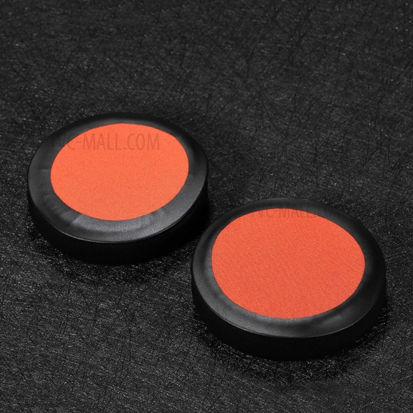 Replacement Protein Leather Memory Around Ear Cups Cushion for Razer Kraken Gaming Headphones - Black / Orange